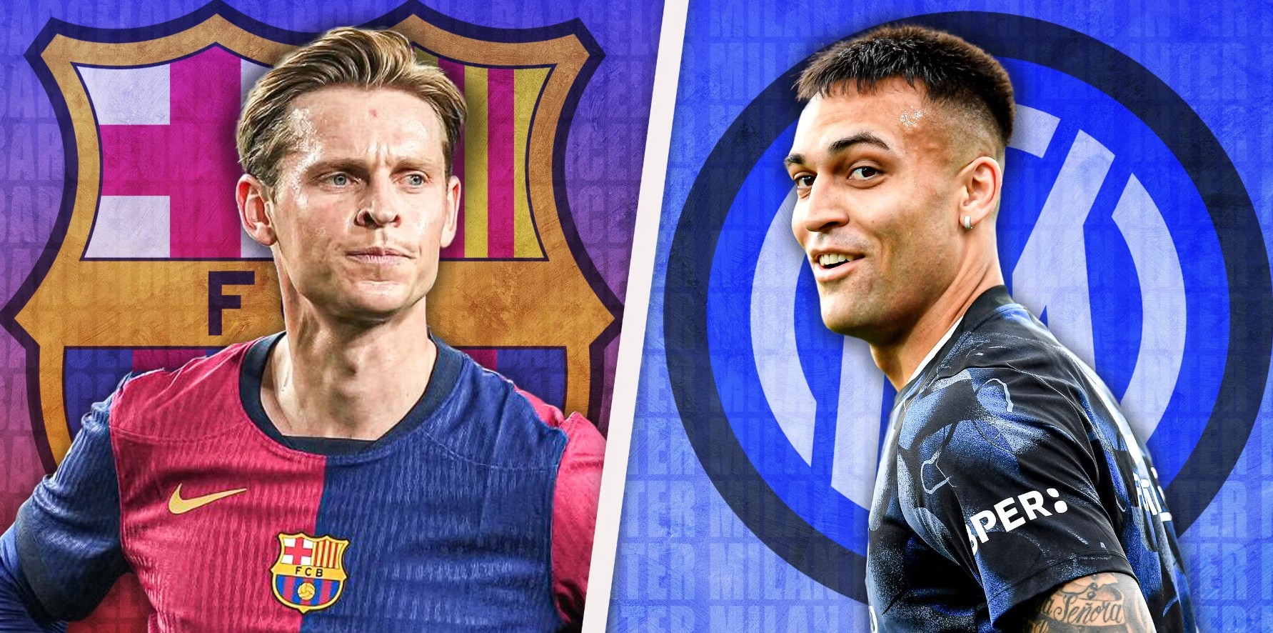 Barcelona hiện tại đang được đánh giá cao hơn Inter Milan.