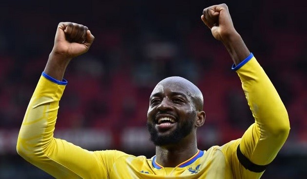 Jean-Philippe Mateta ăn mừng bàn thắng cho Crystal Palace - tiền đạo có khả năng không chiến tốt