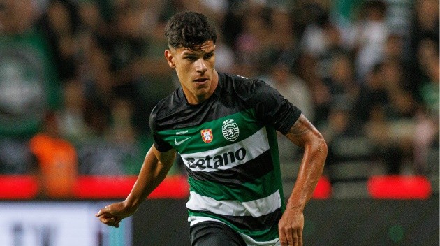 Mateus Fernandes và HLV Ruben Amorim thời còn ở Sporting Lisbon
