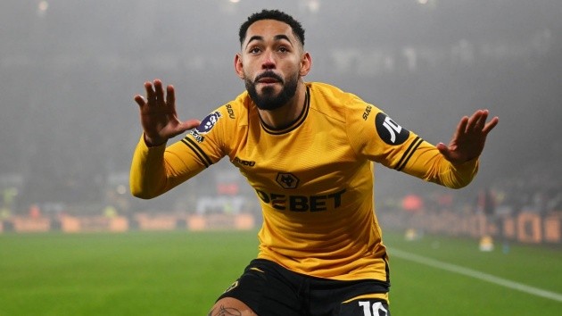Matheus Cunha trong màu áo Wolves được Man Utd nhắm đến hè 2025