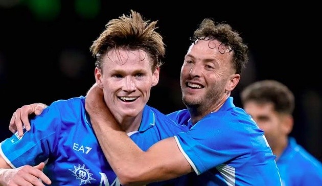McTominay thi đấu cực kỳ thăng hoa, góp công lớn vào chiến thắng của Napoli.