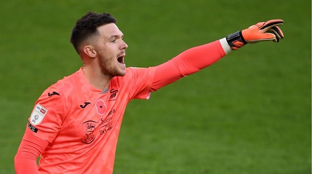 Thủ môn Freddie Woodman lọt vào tầm ngắm của Manchester United