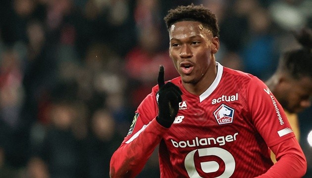 Tiền đạo Jonathan David của Lille thể hiện phong độ ấn tượng trong mùa giải 2023/24