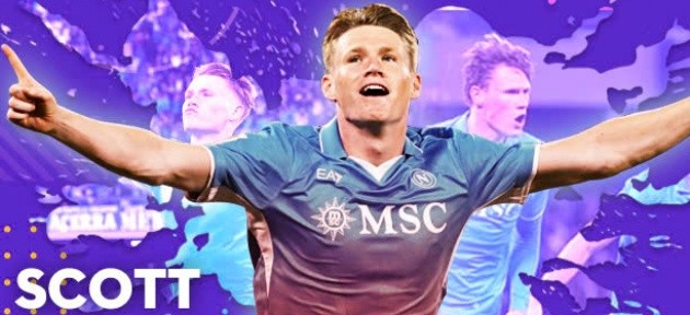 Tiền vệ Scott McTominay tập trung thi đấu trong màu áo Napoli