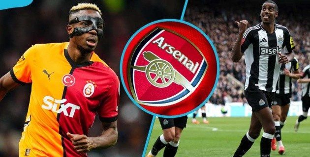 Victor Osimhen và Alexander Isak - Thương vụ khó thành hiện thực với Arsenal