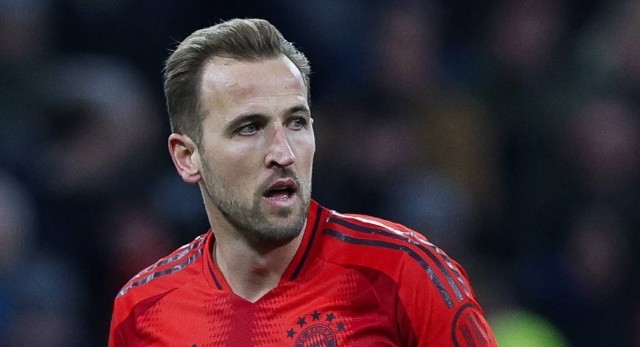Harry Kane trong màu áo Bayern Munich, thể hiện phong độ ghi bàn ổn định.