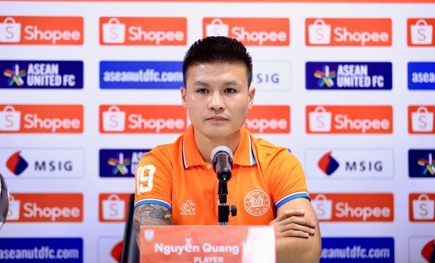 Hình ảnh tiền vệ Quang Hải của CLB CAHN, người được kỳ vọng sẽ tỏa sáng trong trận đấu quan trọng này.